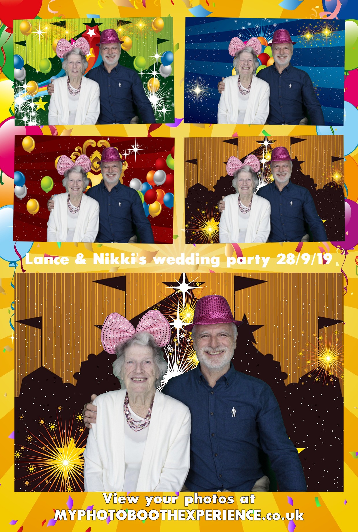 Nikki and Lance's Wedding | View more photos from the event at gallery.myphotoboothexperience.co.uk/u/MyPhotoBoothExperienceLtd/Nikki-and-Lances-Wedding